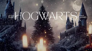 NO ADS | Hogwarts Christmas Ambience in the Snow I Harry Potter atmosphere at Christmas, New Year