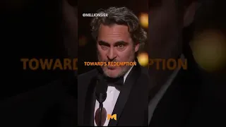 Joaquin Phoenix talks about humanity