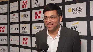 Vishy Anand: "It's a pity because I played a good game, I outplayed him!"