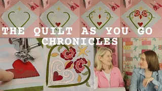 The Quilt-as-you-go Chronicles Ep 1: Making an applique quilt as you go quilt together