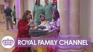 Little Charlotte Helps Princess Kate Prepare Baby Gifts