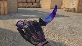 Standoff 2- Karambit Nebula + Gloves Geometric