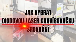 Srovnání laserových gravírovaček z reálně testovaných - KTEROU BYCH VYBRAL JÁ?