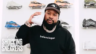 DJ Akademiks Goes Shopping for Sneakers at Kick Game