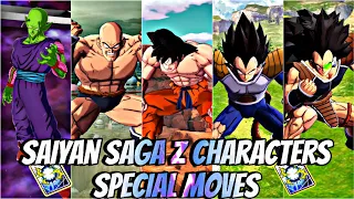 ALL "SAIYAN SAGA (Z)" CHARACTERS SPECIAL MOVES 🔥 IN DRAGON BALL LEGENDS