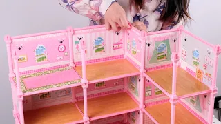 CUTE STONE Huge Dream House Doll House Includes 2 Dolls