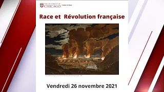 Race et Révolution française - Vendredi 26 novembre 2021