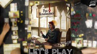 Настольная игра Пакс Ренессанс. Русское издание (Pax Renaissance). Играем втроём.