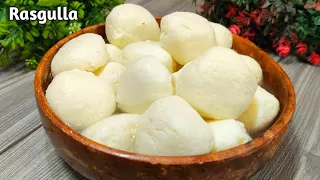 परफेक्ट बाजार जैसे नरम रसगुल्ला बनाए सिर्फ दूध चीनी में | Chhena/chena Rasgulla | Rasgulla recipe