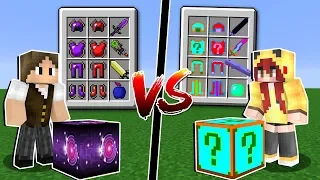 Minecraft: LUCKY BLOCK FUTURE VS LUCKY BLOCK PLURAL! (DOIS LUCKY BLOCKS OP!)