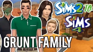 TS2 GRUNT FAMILY // THE SIMS 4: CAS & SPEED BUILD