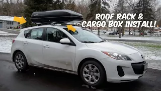 Going FULL MOM MODE! Mazda 3 Roof Rack Install!