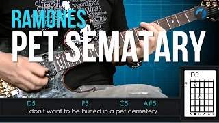 Ramones - Pet Sematary (como tocar - aula de guitarra)