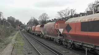 (HD) Freight Trains at Kensington Olympia - 17/2/12