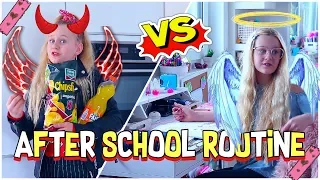 AFTER SCHOOL ROUTINE ANGEL VS DEVIL / MaVie Noelle