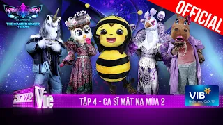 Ca Sĩ Mặt Nạ Mùa 2 - Tập 4: Đối thủ mới - Ong Bây Bi, Bạch Khổng Tước | The Masked Singer Vietnam