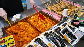 More popular with foreigners? mouth-watering market tteokbokki, fish cake,tempura-Korean street food