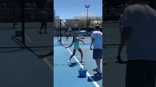 Emma Raducanu Forehand Drill 🎾🇬🇧 #Raducanu #Tennis #Forehand