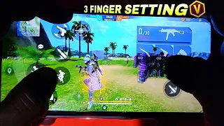 3 Finger Custom Hud Setting || Free Fire 3 Finger Settings || Free Fire Control Settings #yt2yt