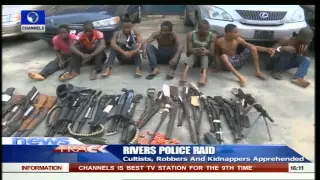 Rivers Police Raid: Cultists, Robbers, Kidnappers Apprehended 28/06/15