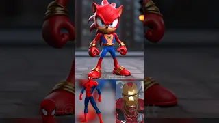 SUPERHEROES but SONIC 😱 All Characters (MARVEL & DC) #shorts #marvel #avengers