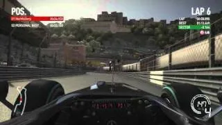 F1 2010 Game Monaco hotlap TT onboard