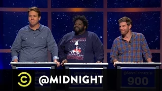 Pete Holmes, Ron Funches, Steve Rannazzisi - Vine-Os - @midnight w/ Chris Hardwick