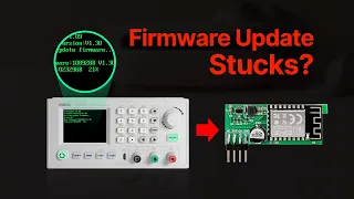 Firmware update stucks? try remove the wifi board! RD6006/RD6024/RD018
