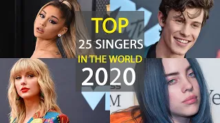 top 25 singers in the world 2020