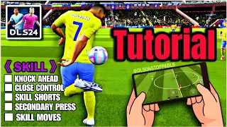 Skillful Tactics: DLS 24 New Skill Moves Tutorial Unveiled!,Dream league soccer 2024 .#dls24