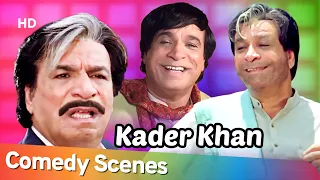 Comedy Scenes Actor Kader Khan | Chhote Sarkar - Dulhe Raja - Aag | Comedy Movies | Comedy Scenes