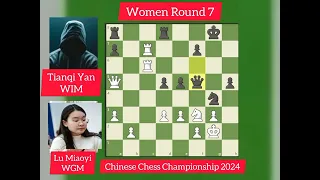 Lu Miaoyi with her Very Incredible Sacrifice for the WIN!!! Chinese Chess 2024