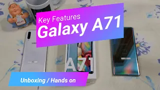 Samsung Galaxy A71 Unboxing! the MIDRANGE phone to beat them all