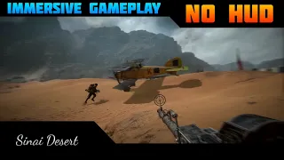 Battlefield 1 - No HUD Immersive Gameplay - Sinai Desert - Conquest
