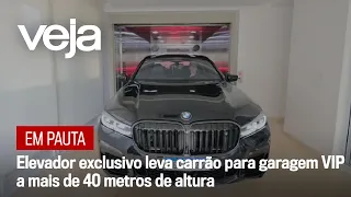 Em Goiânia, morador de prédio de luxo estaciona BMW dentro do apartamento | Em Pauta | Em Pauta