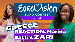 LIVE REACTION: Marina Satti's ZARI" [Greece 🇬🇷 Eurovision 2024]