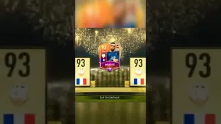 I got Kylian Mbappé 93 from free pack | FIFA MOBILE 22