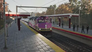 Train Sim World 4 PS5 Boston Sprinter Operating MBTA Commuter Rail Train 905 to Stoughton