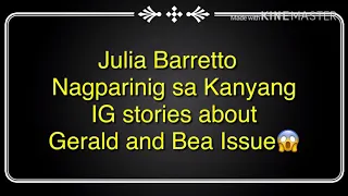 #8 Bea Alonzo Finally broke her silence after reading Julia B. IG post😱