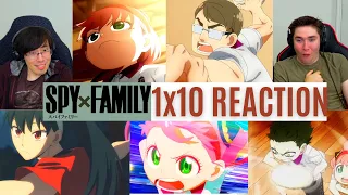 REACTING to *1x10 Spy x Family* EPIC DODGEBALL GAME!!! (First Time Watching) Shonen Anime
