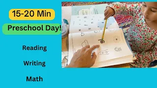 Preschool at Home: Day 15-20 min a Day (Core Subjects)