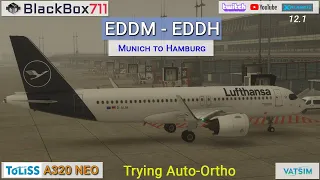 XP 12.1 | Toliss A320 NEO PW | Munich/EDDM to Hamburg/EDDH | VATSIM