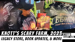 Knott’s Scary Farm 2023 Legacy Store, Haunt History Preview & Build Updates