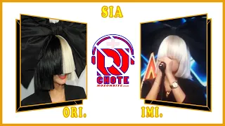 COMPARACIÓN DE VOCES ORIGINAL Y IMITADOR (YO SOY) SIA - CHANDELIER (2014)