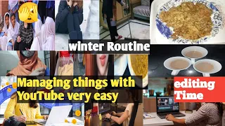 All Things Managing home with Youtube| Winter full Routine/...