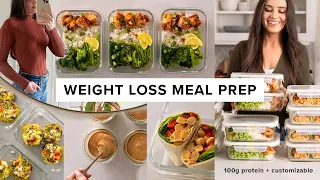 1 hour weight loss meal prep - 95g protein per day + super easy (pt 4)