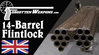 Perdition to Conspirators! Magnificent 14-Barrel Flintlock