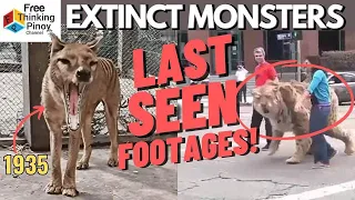 10 EXTINCT NA HAYOP na nakunan sa video | Last Video of Extinct Animals