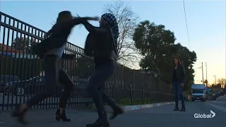 NCIS: Los Angeles 11x19 | Agent Fatima Namazi vs Roxie Larian Fight Scene