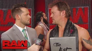 Chris Jericho puts Elias Samson on "The List": Raw, April 17, 2017